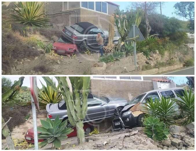 Imágenes de cómo quedó el vehículo siniestrado/TA.